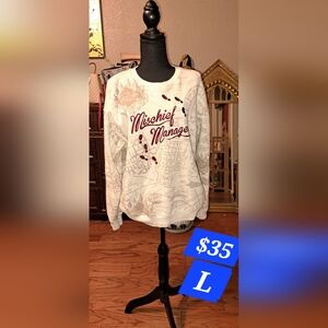 Mischief Managed Cream Sweater